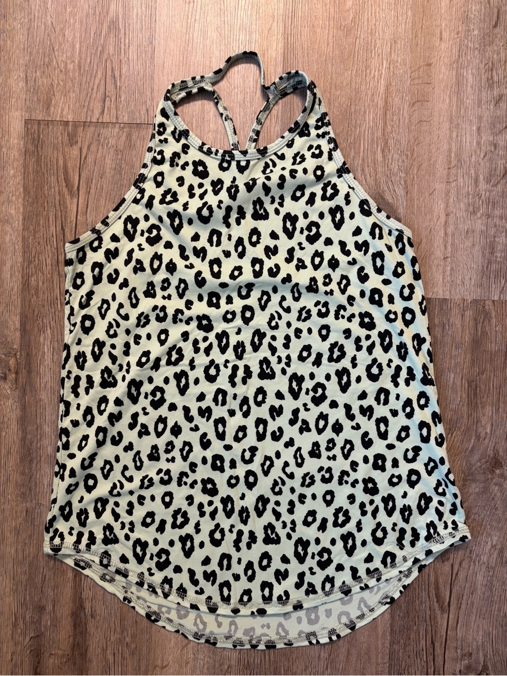 Burn Boot Camp Leopard Print Tank Top - Green/Black